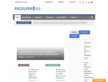 Tablet Screenshot of fecolper.com.co